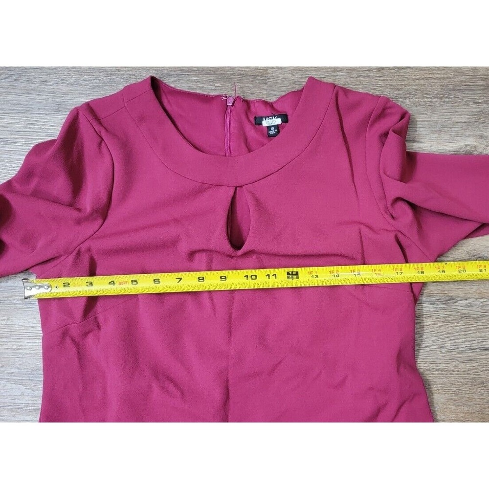 MSK Raspberry‎ Colored Dress Size 10 - Picture 7 of 9